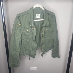 Army Green Jean Jacket